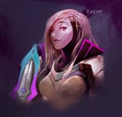 PROJECT Vayne by tofusean HD Wallpaper Background Fan Art Artwork League of Legends lol