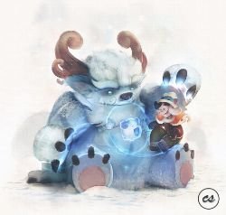 Nunu & Willump Rework by orianrowan HD Wallpaper Background Fan Art Artwork League of Legends lol