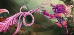 Anemone Zyra (Skin Concept) by Jepoykalboh HD Wallpaper Fan Art Artwork League of Legends lol