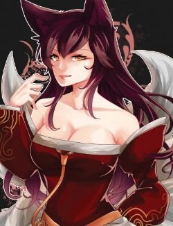 Ahri by Bery League of Legends Artwork Wallpaper lol Fan Art
