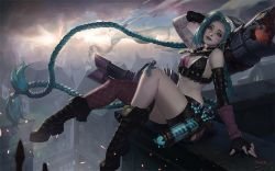 Jinx by Hanseul-Kim HD Wallpaper Background Fan Art Artwork League of Legends lol