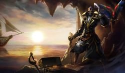 Bilgewater Swain Splash Art Chinese League of Legends Artwork Wallpaper lol