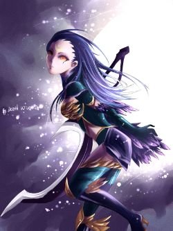 Dark Valkyrie Diana by 逝君 HD Wallpaper Fan Art Artwork League of Legends lol