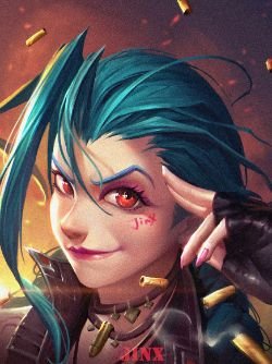 Jinx by johnnyzzz HD Wallpaper Background Fan Art Artwork League of Legends lol