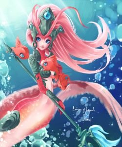 Koi Nami by 柿P (2) HD Wallpaper Fan Artwork League of Legends lol