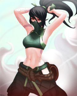 Akali Rework by McDobo HD Wallpaper Background Fan Art Artwork League of Legends lol