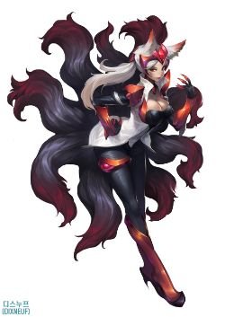 Challanger Ahri League Of Legends Fan Art