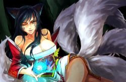 Ahri by チッタ League of Legends Artwork Wallpaper lol Fan Art