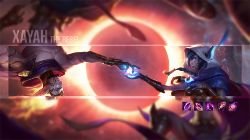 Cosmic Dusk Xayah & Cosmic Dawn Rakan by UKISShadyVaati HD Wallpaper Fan Art Artwork League of Legends lol