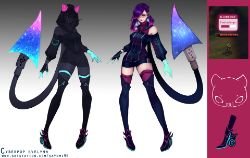Cyberpop Evelynn (Concept) by sayomi96 HD Wallpaper Background Fan Art Artwork League of Legends lol