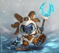 Tundra Fizz by Silverfox5213 HD Wallpaper Fan Art Artwork League of Legends lol