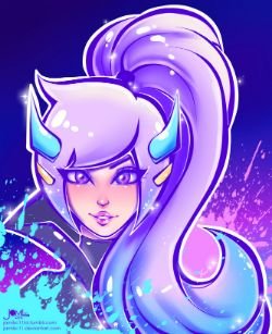 Super Galaxy Nidalee by jamilsc11 HD Wallpaper Background Fan Art Artwork League of Legends lol
