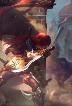 Katarina Vs Garen by a70172219 HD Wallpaper Fan Art Artwork League of Legends lol