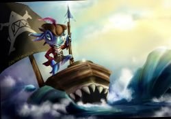 Captain Fizz (Skin Concept) by chiihun HD Wallpaper Fan Art Artwork League of Legends lol