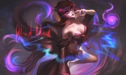 Blood Moon Evelynn by Zed_楚启泽 HD Wallpaper Background Fan Art Artwork League of Legends lol