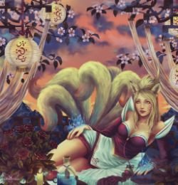 Ahri by Hazelharpy HD Wallpaper Background Fan Art Artwork League of Legends lol