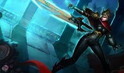 Crimson Elite Riven Splash Art League of Legends Artwork Wallpaper lol