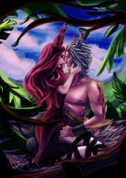 Xayah & Rakan by AmyDrawArt HD Wallpaper Background Fan Art Artwork League of Legends lol