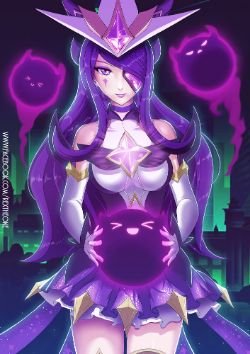 Star Guardian Syndra by rextheone HD Wallpaper Background Fan Art Artwork League of Legends lol