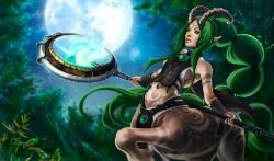 Centaur Soraka (Concept) by lullola HD Wallpaper Background Fan Art Artwork League of Legends lol