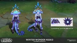 Winter Wonder Neeko Concept by Julian del Rey (1) HD Wallpaper Background Official Art Artwork League of Legends lol