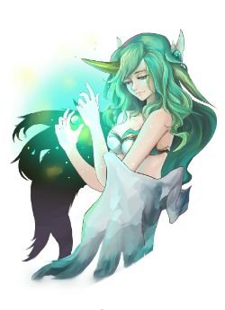 Star Guardian Soraka by UnSynapse HD Wallpaper Background Fan Art Artwork League of Legends lol