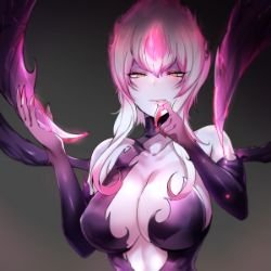 Evelynn Rework by 동하오츠카 HD Wallpaper Background Fan Art Artwork League of Legends lol (2)