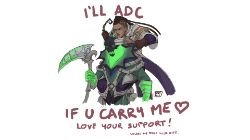 Lucian & Thresh (ADC & Support) by Sanshikisumire HD Wallpaper Fan Art Artwork League of Legends lol