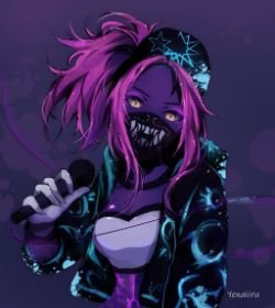 K/DA Akali by BaomiChuu HD Wallpaper Background Fan Art Artwork League of Legends lol