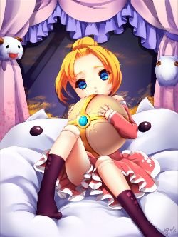 Little Orianna & Poro by 禁 HD Wallpaper Fan Artwork League of Legends lol