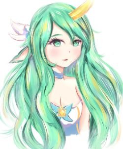 Star Guardian Soraka by shidanohan HD Wallpaper Background Fan Art Artwork League of Legends lol