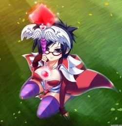 Heartseeker Vayne by 六月の兎 HD Wallpaper Fan Art Artwork League of Legends lol