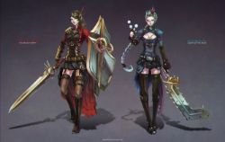 Piltover Diana & Leona by MonoriRogue HD 4k Wallpaper Fan Art Artwork League of Legends lol