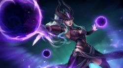 Syndra by Lil'uuu HD Wallpaper Fan Art Artwork League of Legends lol