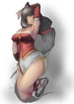 Ahri by Pandea Work HD Wallpaper Fan Art Artwork League of Legends lol