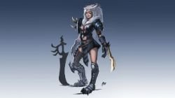 Female Rengar by Raaamen Gender Swap Bend HD Wallpaper Fan Artwork League of Legends lol (2)