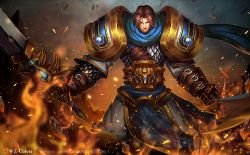 Garen by Zain-d HD Wallpaper Background Fan Art Artwork League of Legends lol