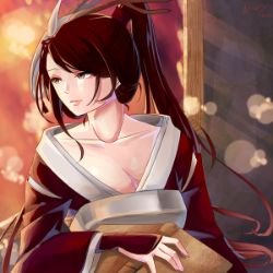Blood Moon Akali by Bery League of Legends Artwork Wallpaper lol