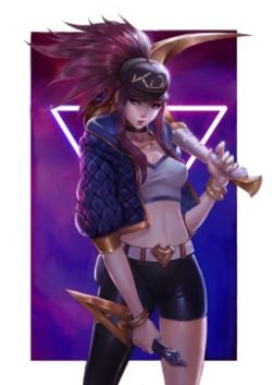 K/DA Akali by JunichiroSama HD Wallpaper Background Fan Art Artwork League of Legends lol