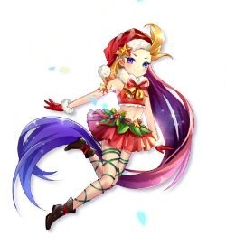 Christmas Zoe by 软桃_ HD Wallpaper Background Fan Art Artwork League of Legends lol