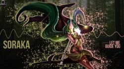 Dryad Soraka by OneTallor HD Wallpaper Fan Art Artwork League of Legends lol