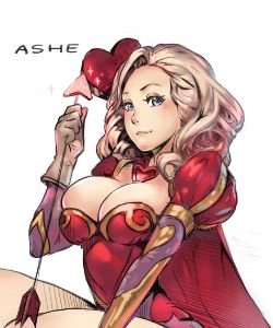 Heartseeker Ashe by Dith HD Wallpaper Fan Art Artwork League of Legends lol