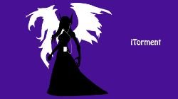 ipod Morgana Minimalistic by Quiet-Lamp HD Wallpaper Fan Art Artwork League of Legends lol