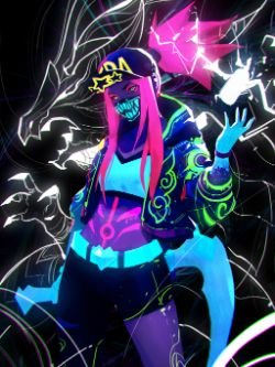 K/DA Akali by mangamie (2) HD Wallpaper Background Fan Art Artwork League of Legends lol