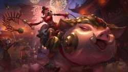 Firecracker Sejuani Splash Art HD Wallpaper Background Official Art Artwork League of Legends lol