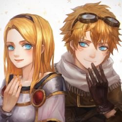 Ezreal & Lux by OrekiGenya HD Wallpaper Fan Art Artwork League of Legends lol