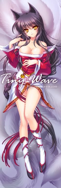 Ahri Dakimakura by s-yin (2) League of Legends Artwork HD Wallpaper lolFan Art Artwork