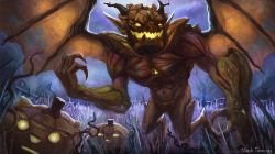 Pumpkin Galio by Markdotea HD Wallpaper Fan Art Artwork League of Legends lol