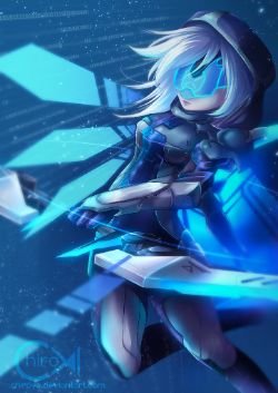 Project Ashe by ちろよ HD Wallpaper Fan Art Artwork League of Legends lol