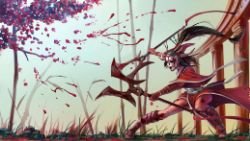 Blood Moon Akali by 暮光こころ League of Legends Artwork Wallpaper lol